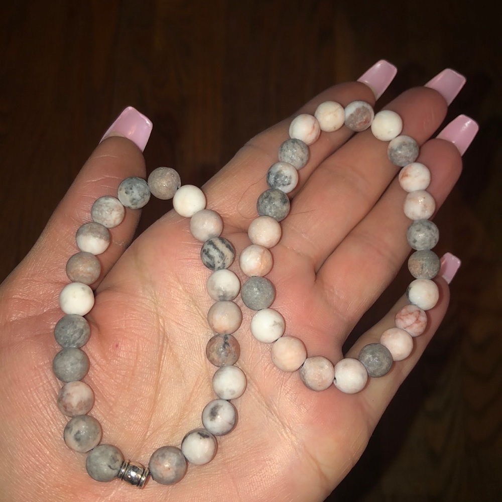 Pink Zebra Jasper - Picture 3 of 4